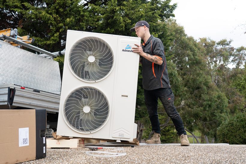 One Air technician at work